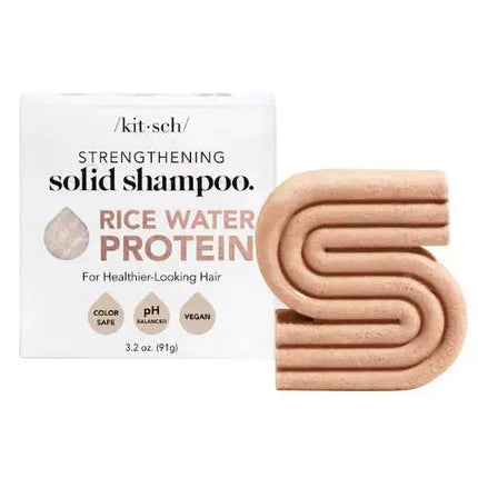 Kitsch Rice Water Shampoo Bar, bestverkochte curly girl shampoo van Boozyshop