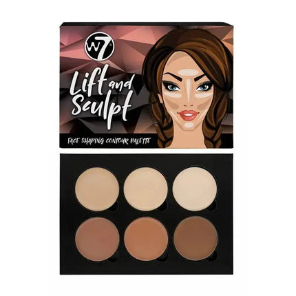W7 Lift and Sculpt contourpalette, bestverkochte contour make-up