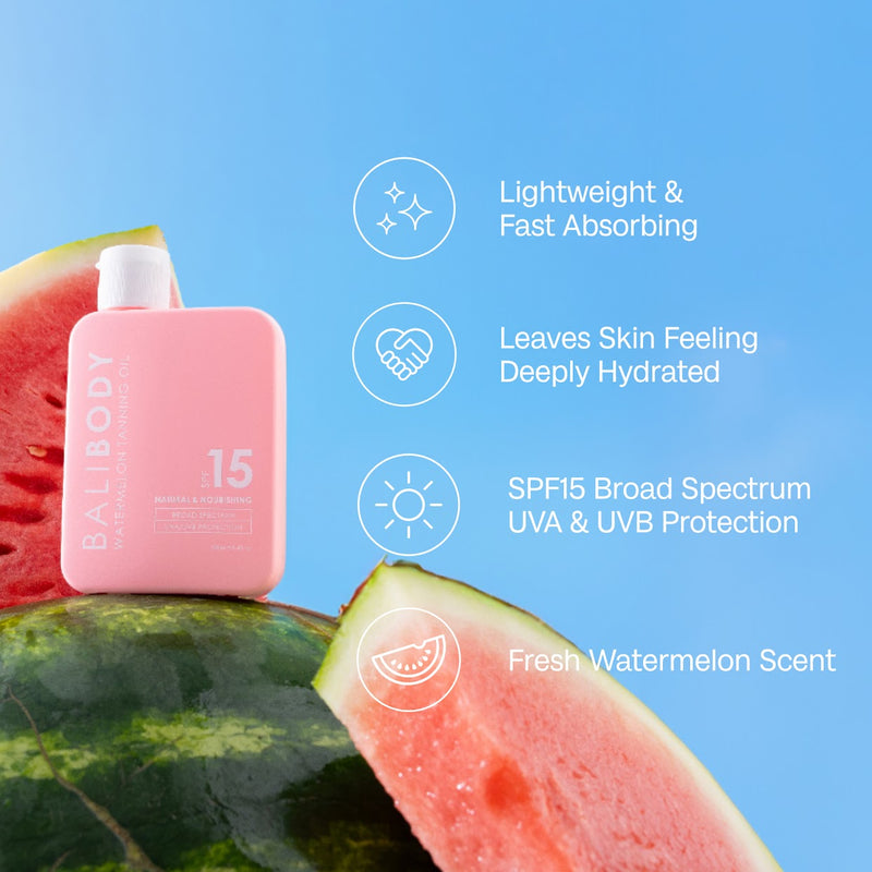 Watermelon Tanning Oil SPF15
