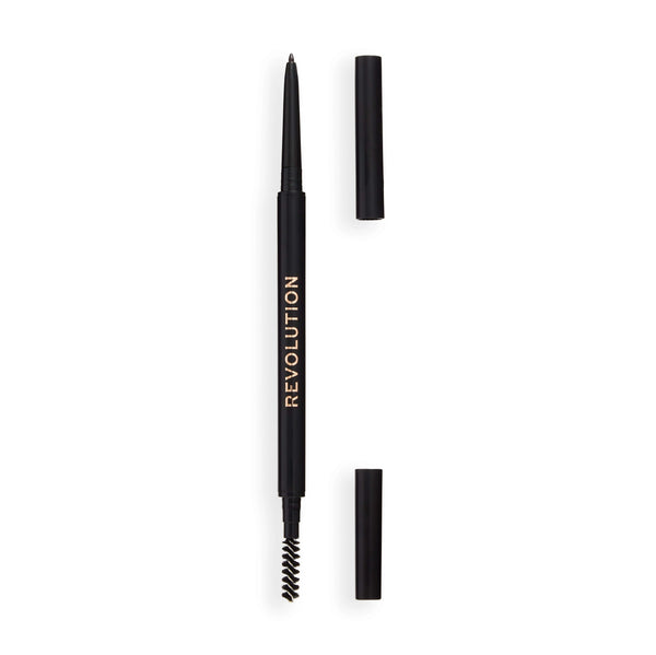 Revolution Precise Brow Pencil Dark Brown, wenkbrauwpotlood met spoolie