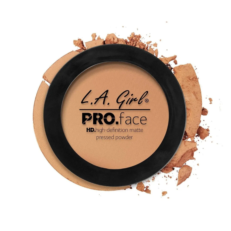 LA Girl Pressed Powder GPP607 Warm Honey, compact poeder met oil control en matte finish