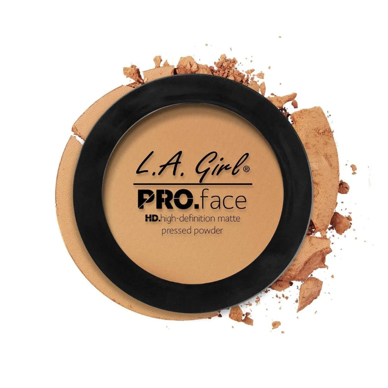 LA Girl Pressed Powder GPP611 True Bronze, langhoudend poeder met oil control formule