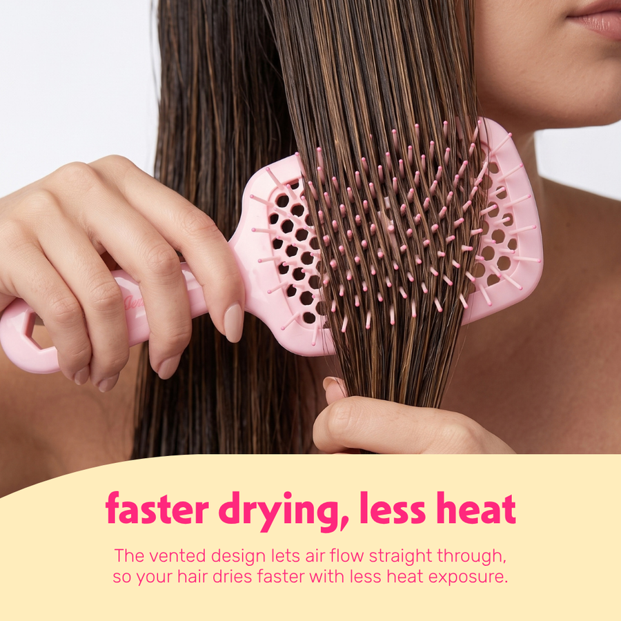 Vented Paddle Blow Dry Hair Brush