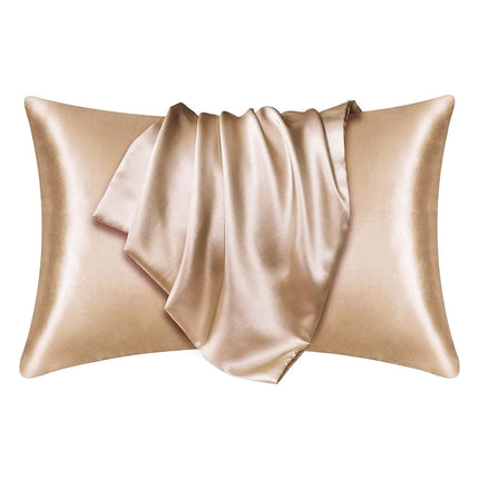 African Fabs Silky Satin Pillowcase Kaki