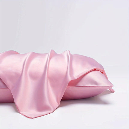 African Fabs Silky Satin Pillowcase Pink