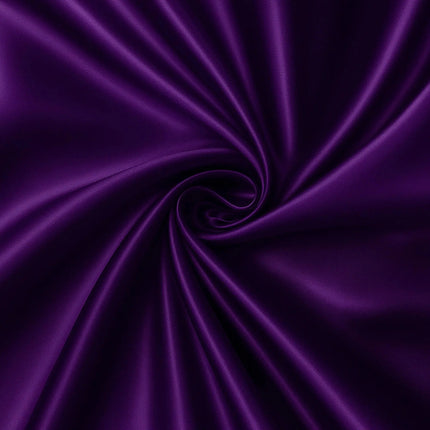 African Fabs Silky Satin Pillowcase Purple