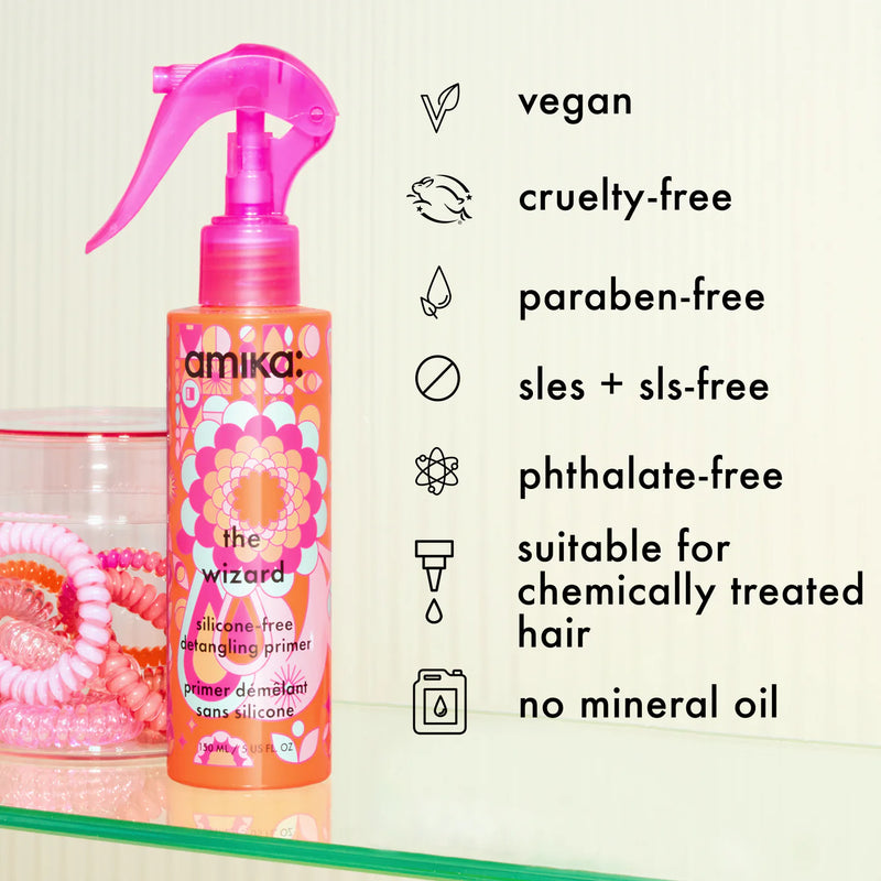 Amika The Wizard Silicone-Free Detangling Primer
