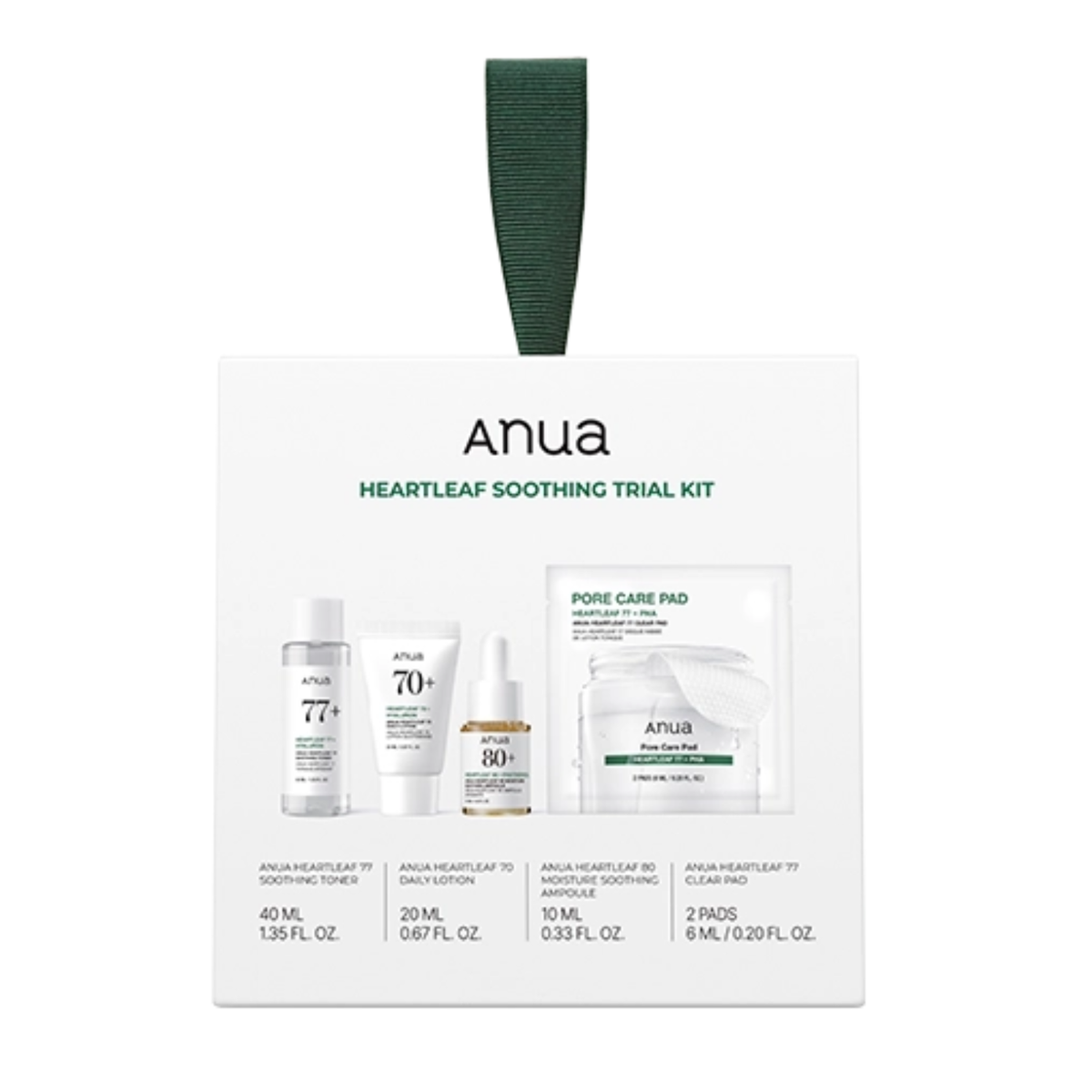 Buy Anua Heartleaf Soothing Trial Kit online | Boozyshop!