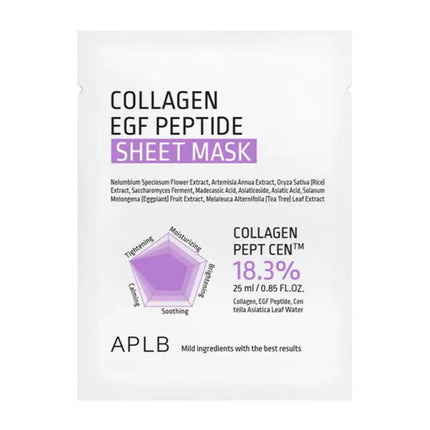 APLB Collagen Egf Peptide Sheet Mask