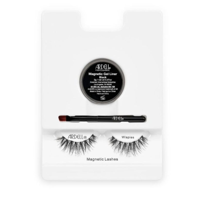 Ardell Magnetic Liner & Lash Wispies, set met magnetische nepwimpers en magnetische gel eyeliner.