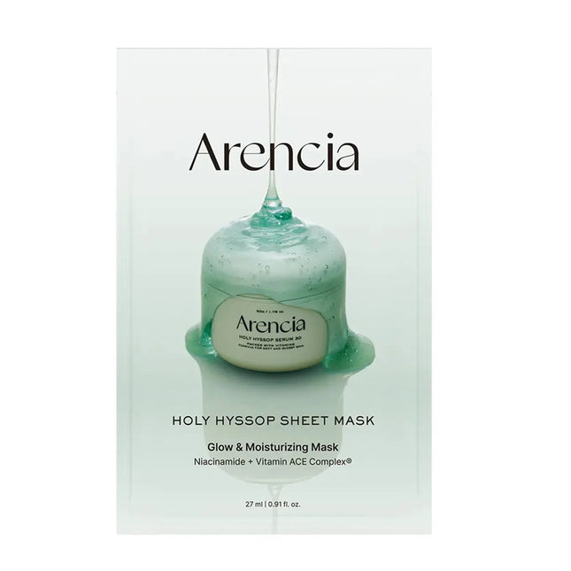 Arencia Holy Hyssop Sheet Mask
