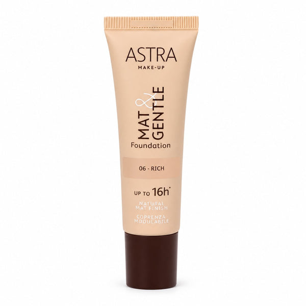 Astra Make Up Mat & Gentle Foundation Rich, vloeibare foundation met matte finish