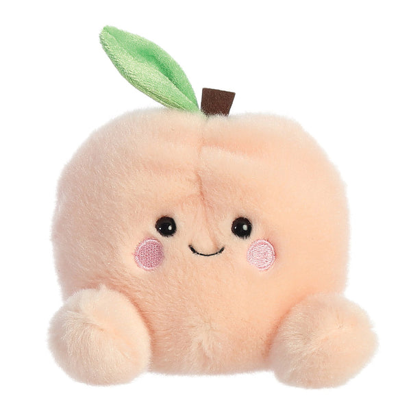 Aurora World Palm Pals Mellow Peach, zachte perzik knuffel van 13 cm