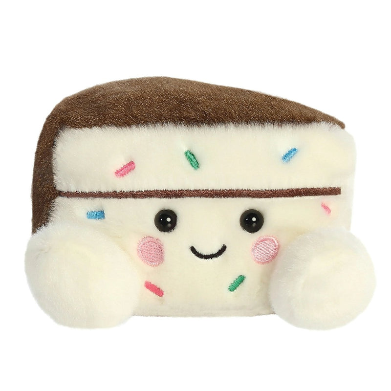 Aurora World Palm Pals Sprinkles Cake Slice, superzacht knuffeltje in de vorm van een taartje