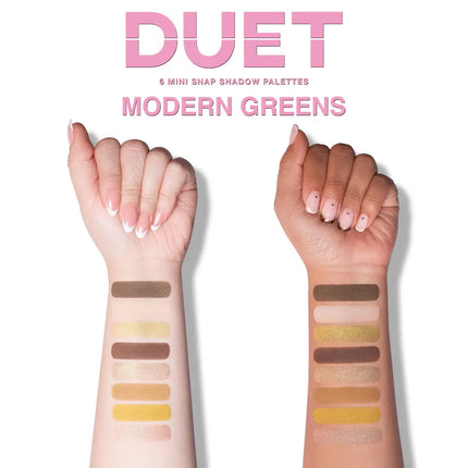 Beauty Creations Duet Mini Snap Palette Modern Greens