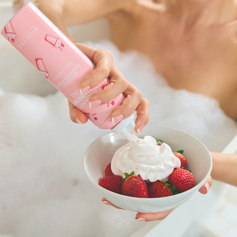 Biovene Dreamy Strawberry Shake Whipped Shower Foam