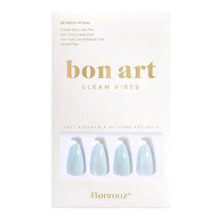 Bonmuz Press-On Nails Glacial Quartz