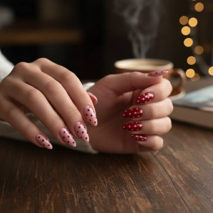 Boozyshop Reversed Polka Dot Nails Set