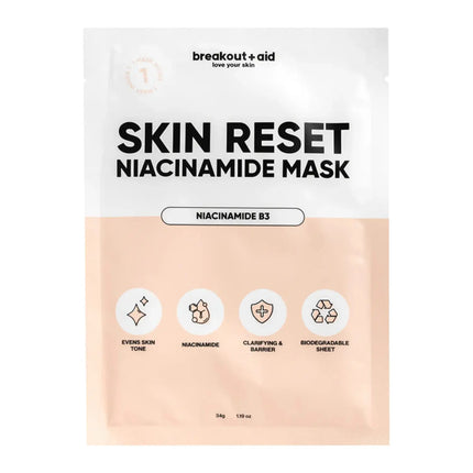 BreakoutAid Skin Reset Niacinamide Mask