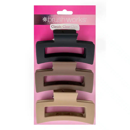 Brushworks Classic Claw Clips