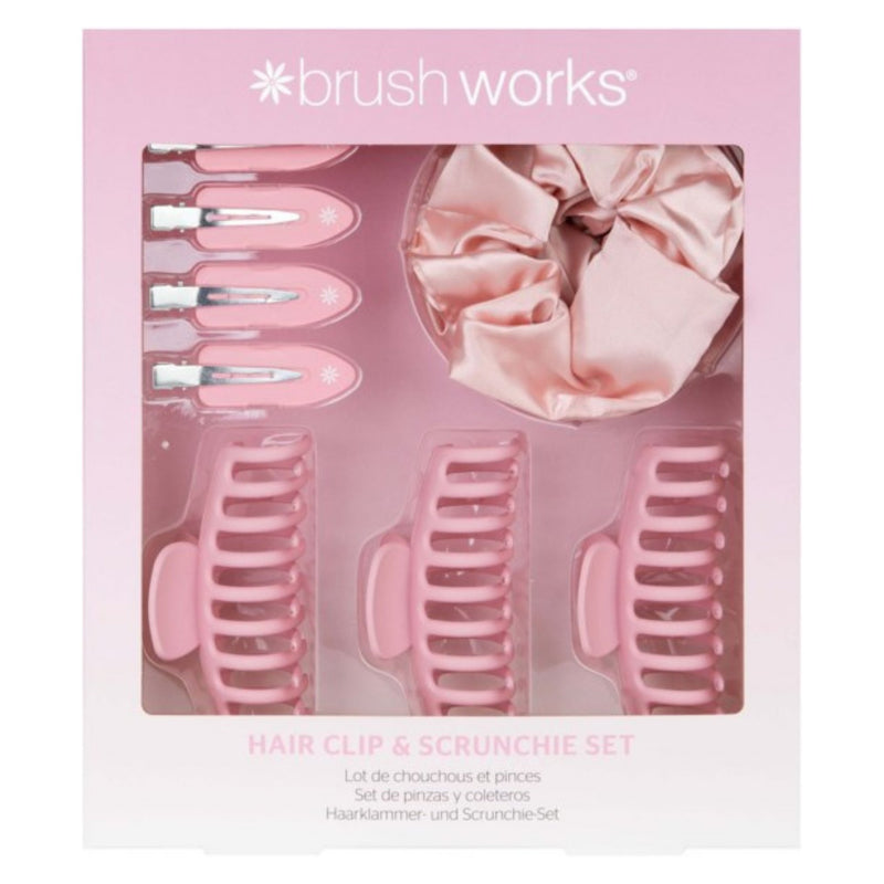 Brushworks Complete Everyday Hair Clip & Scrunchie Set met haarclips en scrunchies