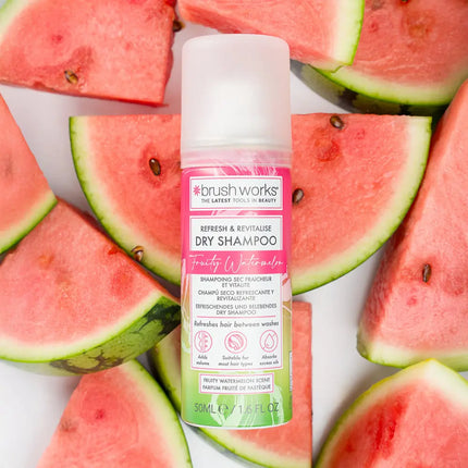 Brushworks Refresh & Revitalise Fruity Watermelon Dry Shampoo 50 ml