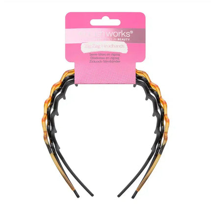 Brushworks Zig Zag Headband Set
