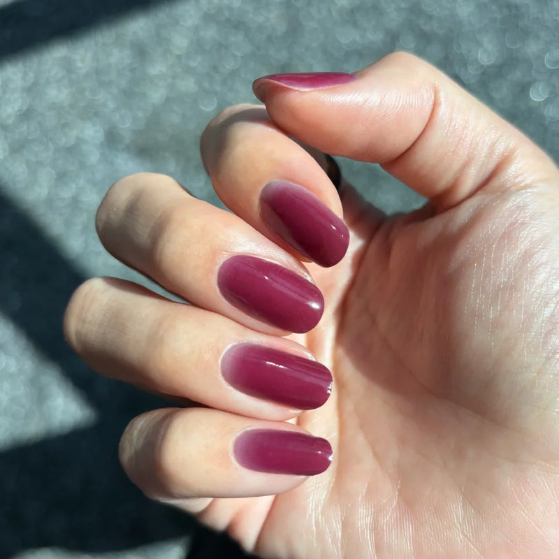 Nailo gellak stickers Cherry Burgundy, diep kersenrood