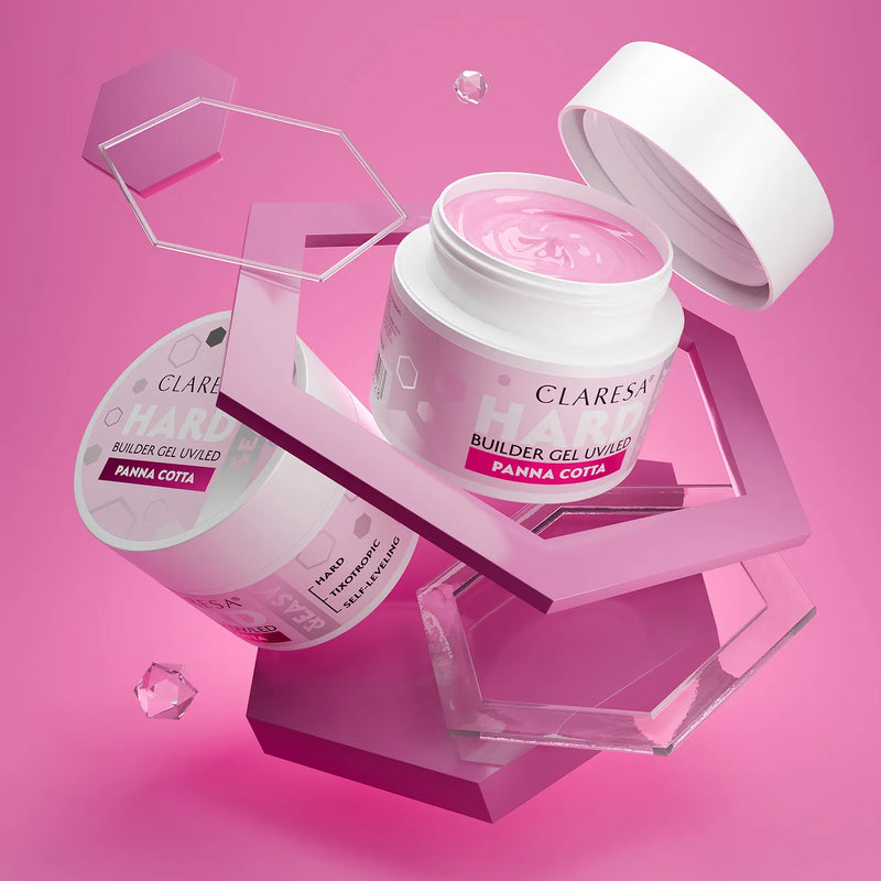Claresa UV/LED Hard & Easy Builder Gel Panna Cotta 12g