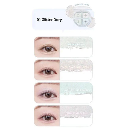 Colorgram Tintin Dory Eyeshadow Palette 01 Glitter Dory