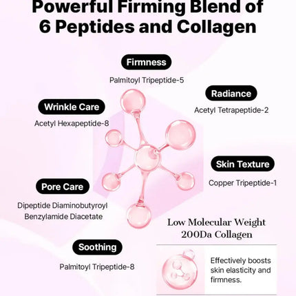 COSRX Peptide Collagen Glow Hydrogel Mask 3-Pack