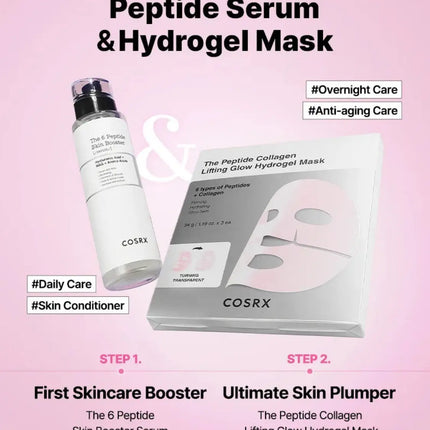 COSRX Peptide Collagen Glow Hydrogel Mask
