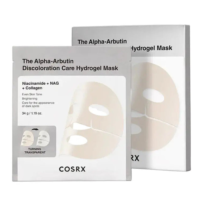 COSRX The Alpha-Arbutin Discoloration Care Hydrogel Mask 3-Pack