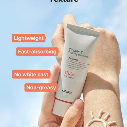 COSRX Vitamin E Vitalizing Sunscreen SPF 50+
