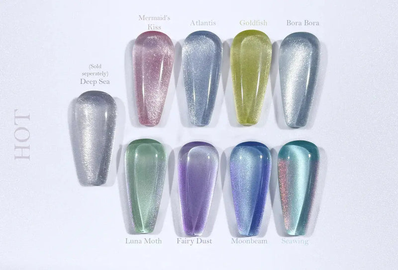 Crisania Neri Sea x Sky Magnetic Cat Eye Gel Polish Goldfish