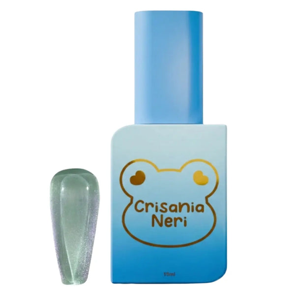 Crisania Neri Sea x Sky Magnetic Cat Eye Gel Polish Luna Moth