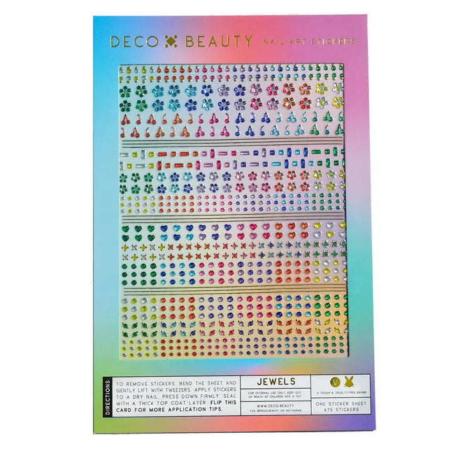 Deco Beauty Nail Art Stickers Jewels