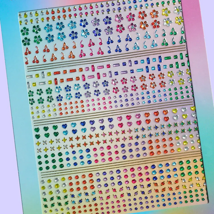 Deco Beauty Nail Art Stickers Jewels