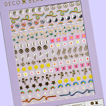 Deco Beauty Nail Art Stickers Stay Groovy