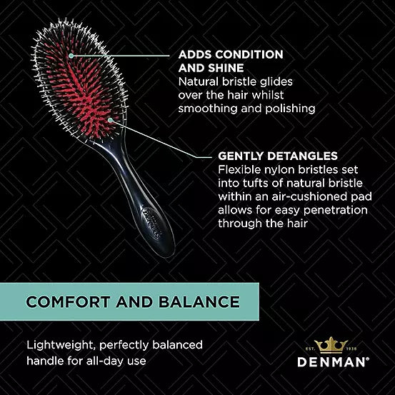 Denman D81M Medium Style And Shine Brush