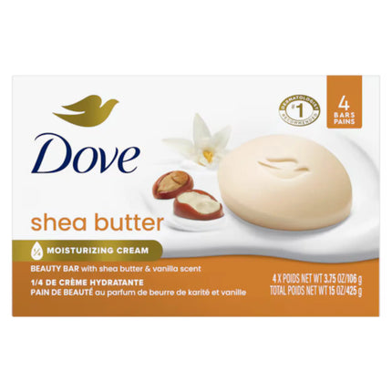 Dove Shea Butter Beauty Cream Bar 4-Pack