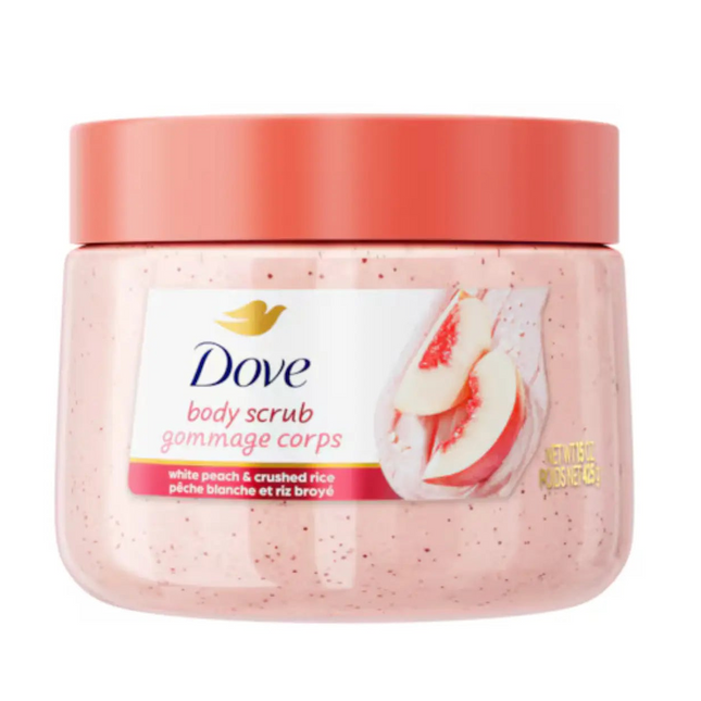 Dove White Peach & Crushed Rice Body Scrub