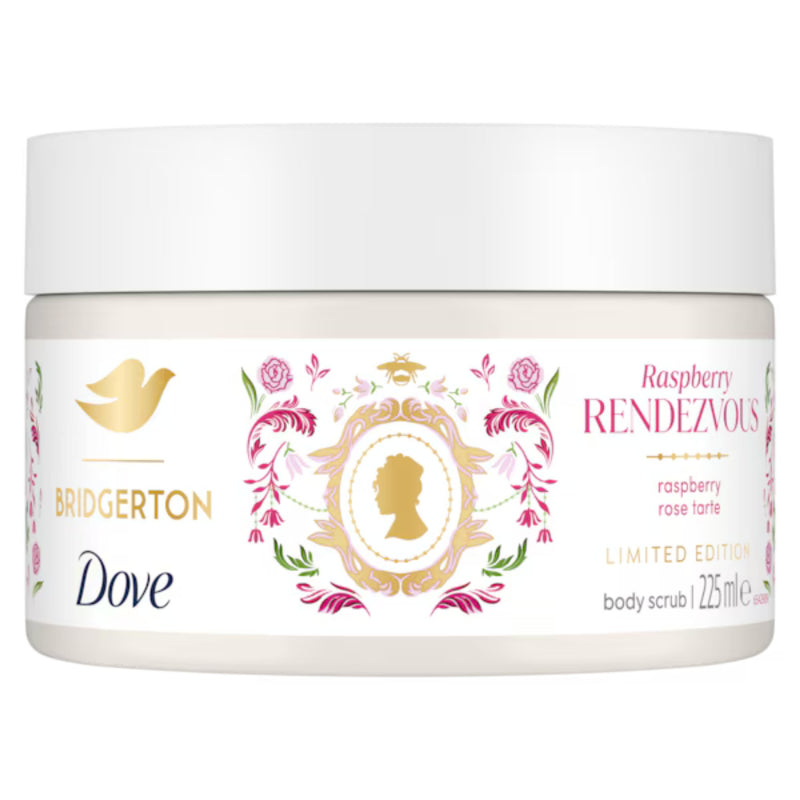 Dove X Bridgerton Raspberry Rendezvous Body Scrub 1