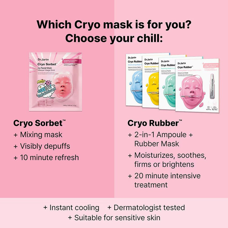 Dr. Jart+ Cryo Sorbet Icy Facial Mask Set 12