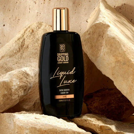 Dripping Gold Liquid Tan Dark