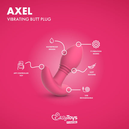 EasyToys EasyConnect Vibrerende Buttplug Axel AppControlled