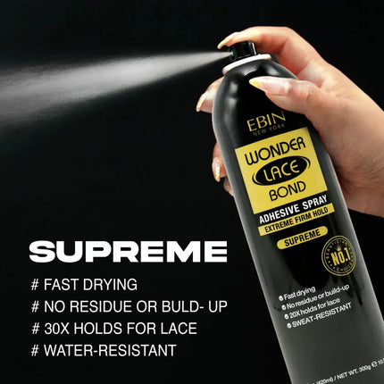 Ebin New York Wonder Bond Spray Supreme Black 80 ml
