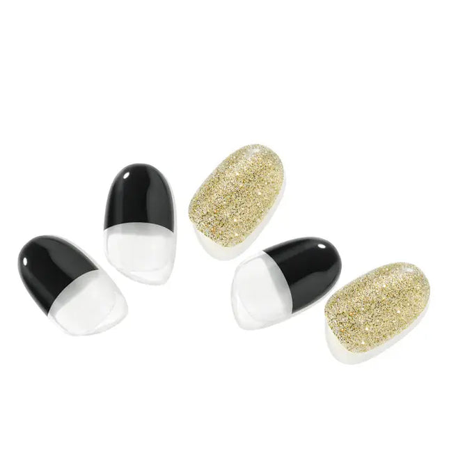 Edgeu Nail Strips Black French