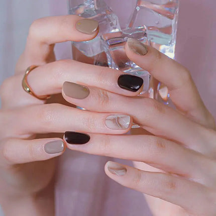 Edgeu Nail Strips Chocolat Nuance