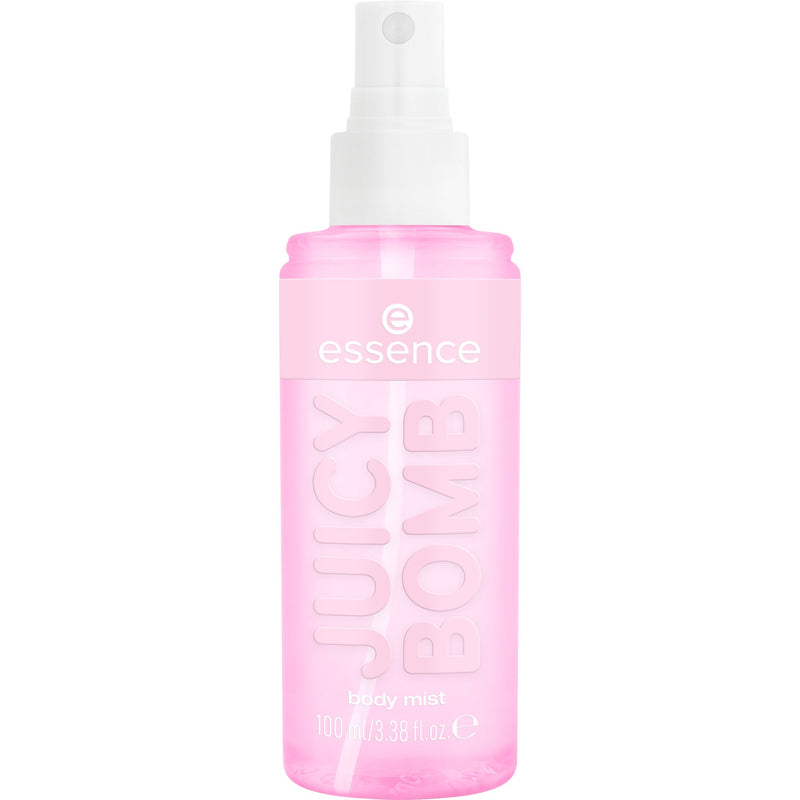 Essence Juicy Bomb Mood Boosting Drop Body Mist 111 Love Spell, een roze bodymist met bloemige geur